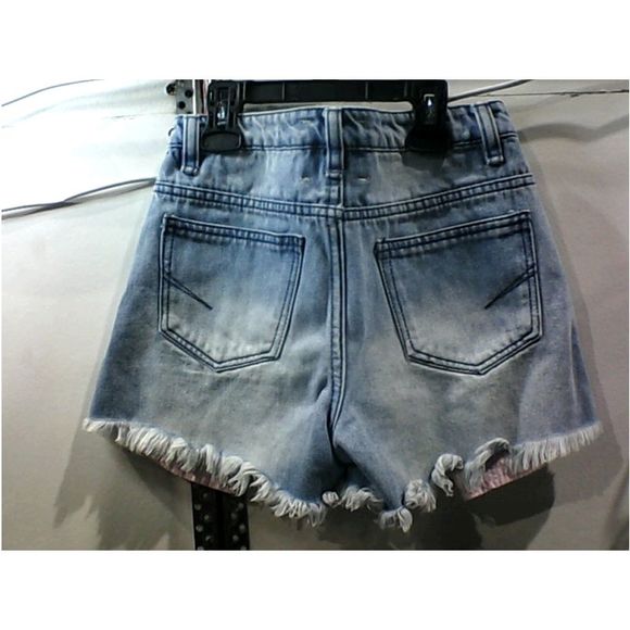 Habitual Kids Girls K3GI Shorts, Blue, Size Medium - Picture 2 of 2